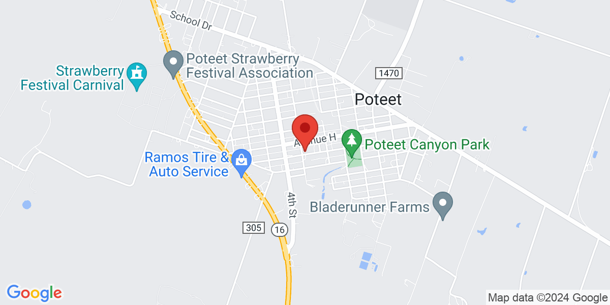 Map of Poteet Public Library